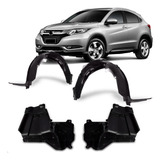 Kit Defletor C/ Par De Parabarro Dianteiro Hrv 2015 A 2021