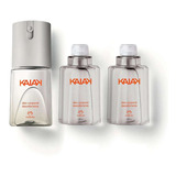Kit Deo Corporal Kaiak Clássico Feminino 1 Regular +2 Refis