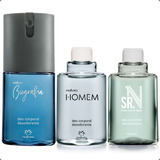 Kit Deo Corporal Masculino Biografia + Refil Homem + Sr N