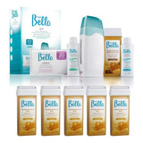 Kit Depilação Roll-on Bivolt Depil Bellla + 5 Cera Refil