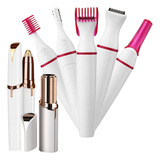 Kit Depilador 5 Em 1 + 2 Depiladores Faciais Caneta E Batom