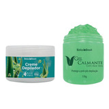 Kit Depilador Creme E Gel Calmante