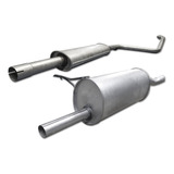 Kit Descarga Abafador + Silencioso Duster 1.6 16v 2012 2016