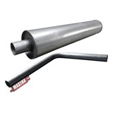 Kit Descarga Silencioso + Traseiro Caminhão 1113 Turbo 1981