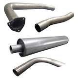 Kit Descarga Tubos+ Silencioso Caminhão 1113 Turbinado 69 88