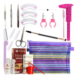 Kit Designer Sobrancelhas Profissional Henna Makiaj Completo