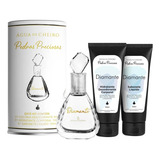 Kit Diamante Água De Cheiro (deo Colônia 50ml + Loção Corporal 100ml + Sabonete Liquido 100ml) Embalagem Especial Presente Perfume Fragrância Floral