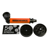 Kit Dichavador / Triturador Metal + Pipe De Metal Com Plásti