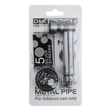 Kit Dichavador / Triturador Metal + Pipe De Metal D&k - (esc
