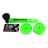Kit Dichavador / Triturador Plastico + Pipe De Metal Com Plá