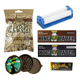Kit Dichavador + Sedas + Piteira + Filtro + Bolador 