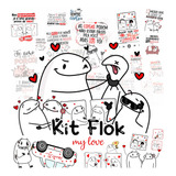 Kit Digital Dia Namorados Flork My Love Arquivos Png