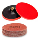 Kit Disco De 125mm E 20 Lixas P/politriz E Lixadeira