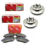 Kit Disco E Pastilha Freio Dianteiro S10 Blazer 1998 4x2 Trw