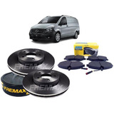 Kit Disco Pastilha De Freio Dianteiro Mercedes Vito 2016/..
