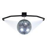 Kit Discoteca Globo 25cm Deltrônica 2 Canhão Led C/ Motor