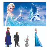 Kit Display De Chão Frozen 4 Peças+ Painel 2x1,50. Ref01