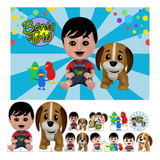 Kit Display + Painel 2x1,5m Festa Infantil Bento E Totó