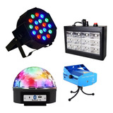 Kit Dj Balada Par Led 18w