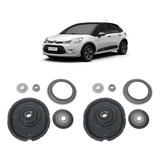 Kit Do Amortecedor Coxim Batente + Rolamento Citroen C3 Par