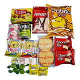 Kit Doces E Salgados Importados Japonês Coreano - Tamanho M