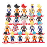 Kit Dragon Ball Com 21 Personagens Coleção Goku Completa