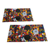 Kit Duas Bandejas Esteira Estampada Braco Sofa Mandala