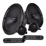 Kit Duas Vias 6' Bravox 190w Rms Cs60bk Crossover E Tweeter