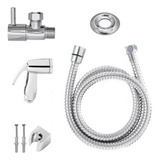 Kit Ducha Higiênica Chuveirinho Cromada Abs 1/4 Vol. Potenza