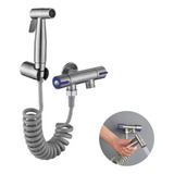 Kit Ducha Higiênica Com Registro Duas Saídas De 1/2mm Inox