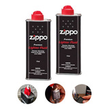 Kit Duplo Fluido Zippo Premium Original 125 Ml P/ Isqueiro 