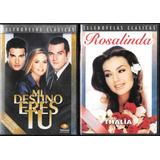 Kit Dvd Rosalinda Thalia Mi Destino Eres Tú Lucero Reg1 Imp