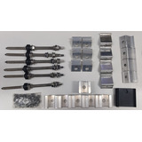 Kit Ecori Telhado Ondulado Viga De Madeira 4 Paineis -a