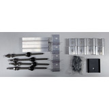 Kit Ecori Telhado Ondulado Viga De Madeira 4 Paineis -b