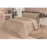 Kit Edredom Dupla Face Casal Queen +lençol Ternura C/ 6pçs