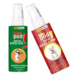 Kit Educador Sanitário Spray Pode / Não Pode - Cães E Gatos