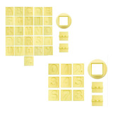Kit Ejetor Max Letras + Números Blue Star Massas E Doces