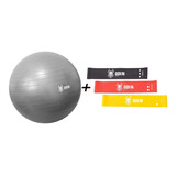 Kit Elastico Para Exercicios + Bola
