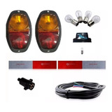 Kit Elétrico 8m Cabo 4 Vias E 6 Faixas Inst Carreta Reboque
