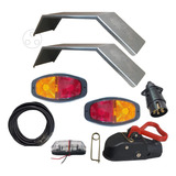 Kit Eletrico Carretinha Lanterna Canoinha Paralama E Munheca