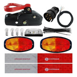 Kit Eletrico De Carretinha Reboque Lanterna Canoinha Munheca