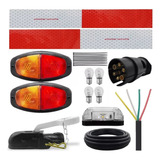 Kit Elétrico Munheca Carretinha Reboque Com Faixa Refletiva