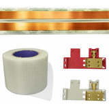 Kit Eletrofitas 2 Pistas 20 Amperes 1m Fita Elétrica Fio