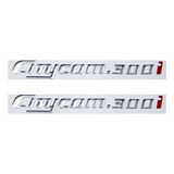 Kit Emblema Adesivo Resinado Dafra Sym Citycom 300i 001