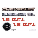 Kit Emblema Chevrolet Ipanema Gl +