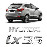 Kit Emblema Letreiro Cromado Hyundai Ix35
