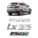 Kit Emblema Letreiro Hyundai Ix35 Flex