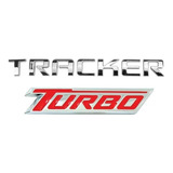 Kit Emblema Letreiro Traseiro Tracker Turbo
