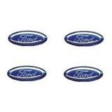 Kit Emblema Resinado Ford Oval Roda
