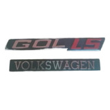 Kit Emblema Volkswagen Regua + Gol Ls 80 81 82 83